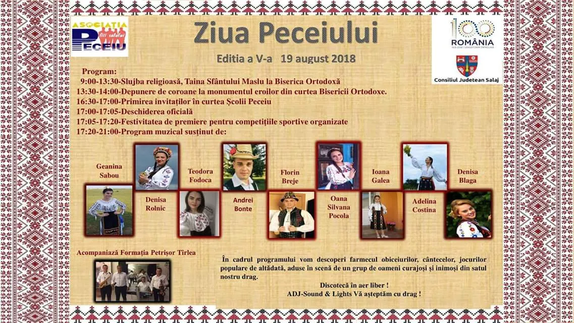 Fiii satului se întâlnesc la Peceiu şi în acest an