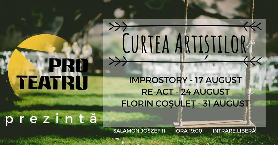 Astăzi la Zalău: spectacol de improvizație cu trupa Silver! Intrarea gratuită