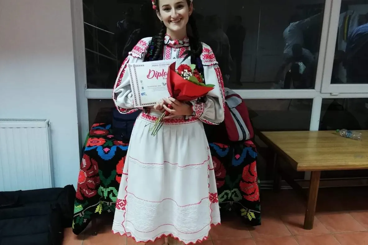 Solista Ansamblului Folcloric "Barcăul", premiată la Ocna Mureș