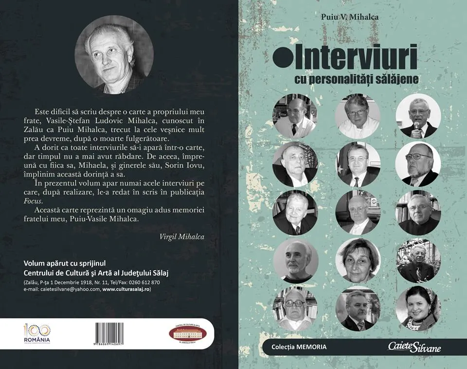 ''Interviuri cu personalităţi sălăjene'' - un nou volum apărut la Editura ''Caiete Silvane''