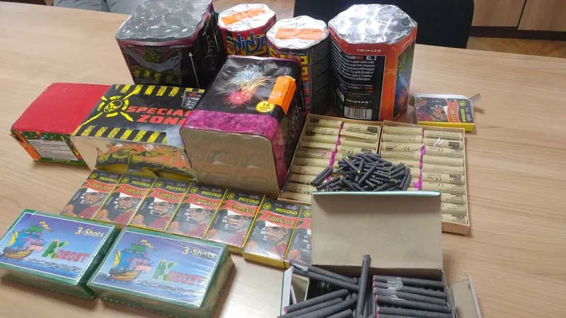 Zeci de kilograme de articole pirotehnice, confiscate de polițiștii sălăjeni