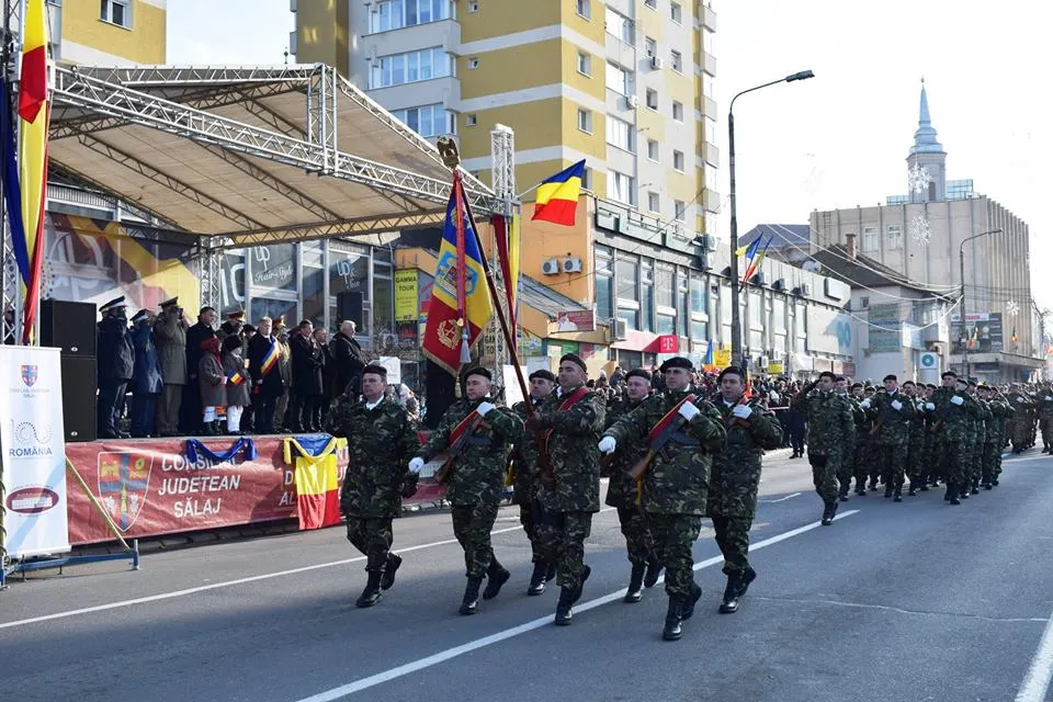 Ziua Naţională a României - 1 Decembrie, sărbătorită la Zalău şi în oraşele sălăjene - FOTO