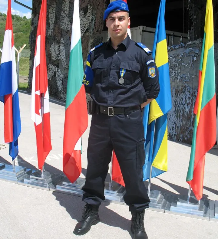 Jandarm din Sălaj, decorat cu ''Emblema de Onoare'' a MAI pentru misiuni internaţionale