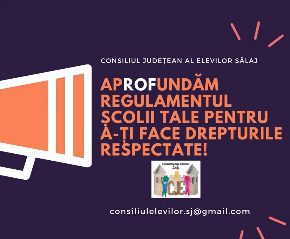 “Aprofundăm”!, o nouă campanie a Consiliului Județean al Elevilor Sălaj