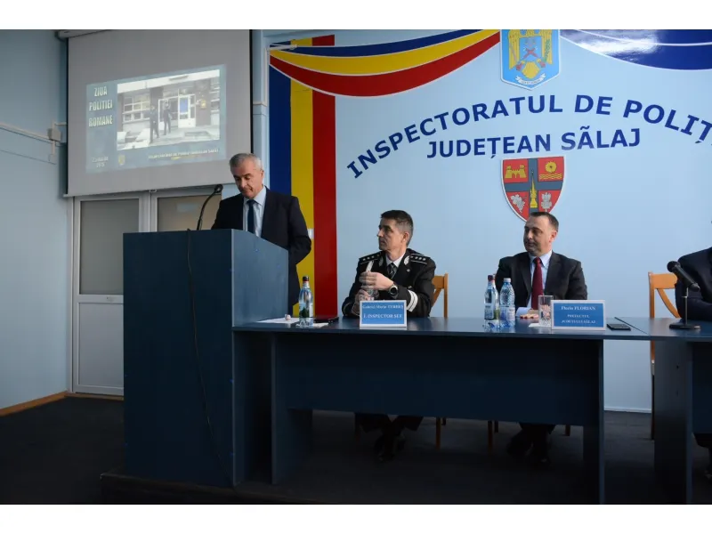 Ziua Poliției, în Sălaj: Avansări în grad și multe diplome pentru polițiștii merituoși