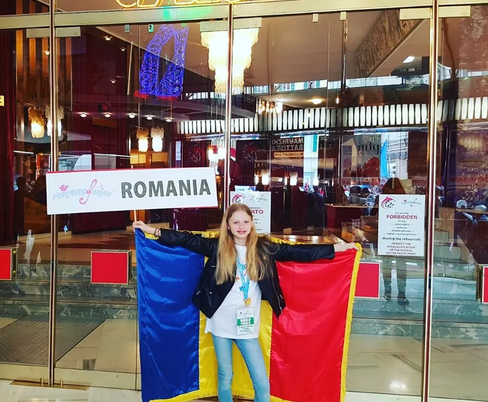 Talentul artistei Carla Sabău şi rezultatul obţinut la Festivalul Mondial ''Sanremo Junior'' 2019, apreciate de municipalitate