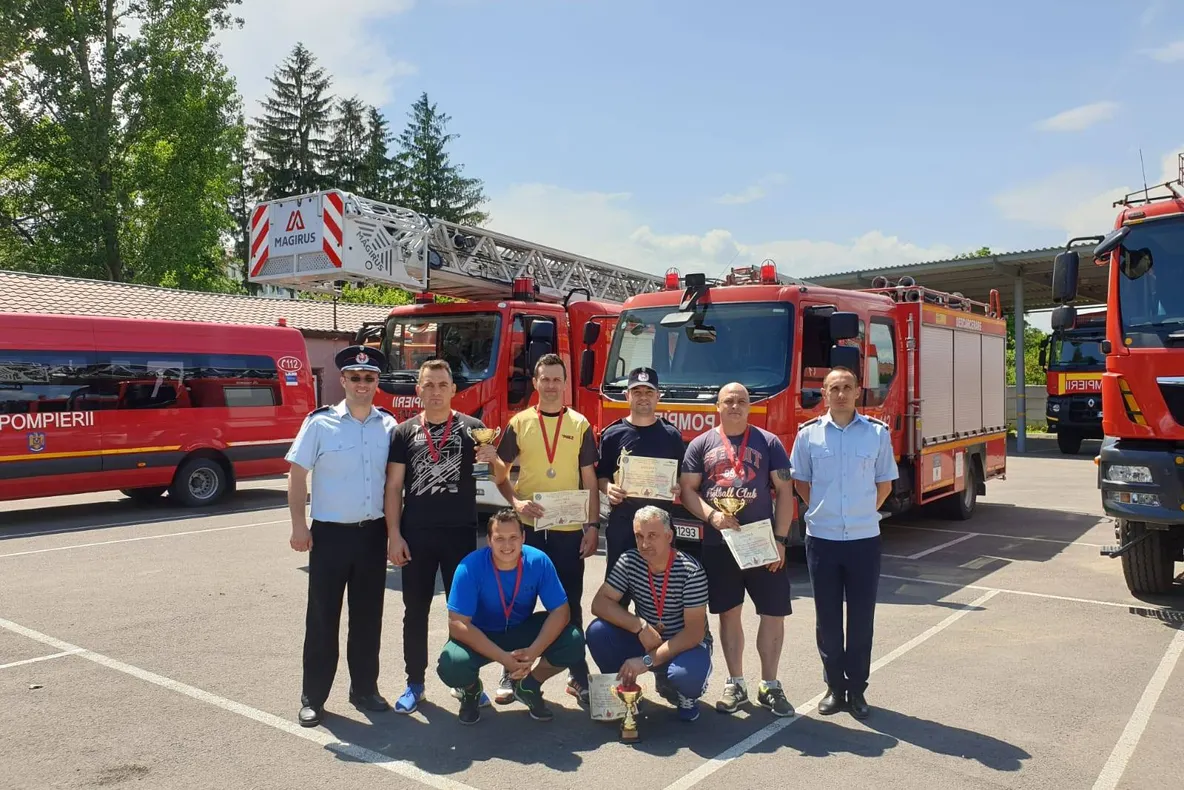 Pompierii sălăjeni - locul III la ''Competiția națională de descarcerare și acordare a primului ajutor calificat, faza a II –a''