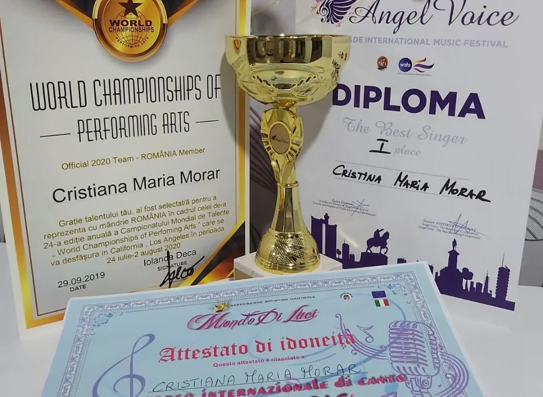 Două eleve din Zalău, pe podium la festivalul  ”Angel Voice” din Serbia