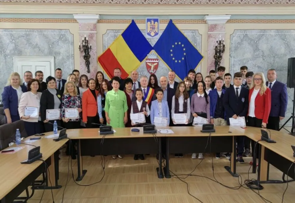 Elevii olimpici au fost premiați de Primăria municipiului Zalău