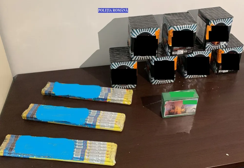 Minori din Jibou prinşi cu materiale pirotehnice