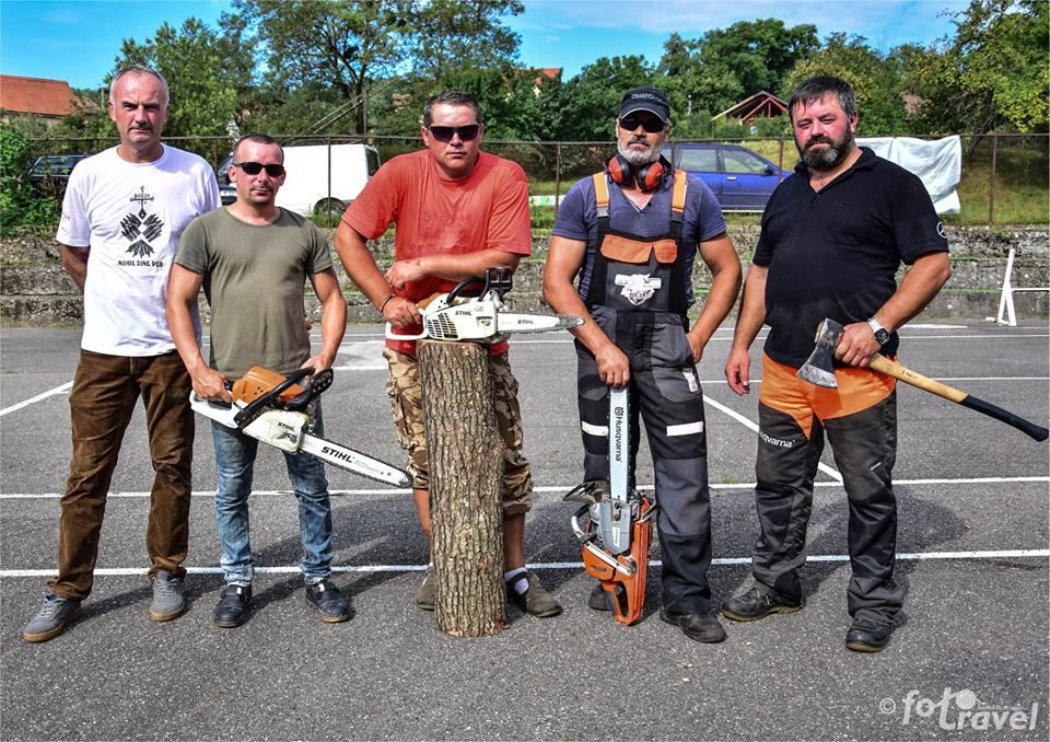 Zalău: Patru artiști în lemn sculptează personaje de poveste, în grădina Colegiului Naţional "Silvania"