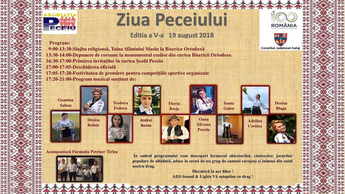 Fiii satului se întâlnesc la Peceiu şi în acest an