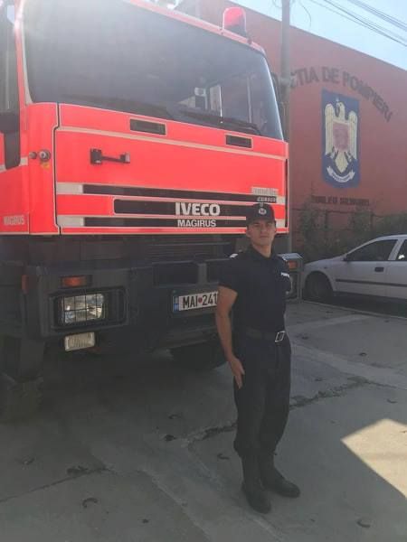 Forţe proaspete la ISU Sălaj. Un tânăr absolvent, numit în funcţia de subofiţer operativ principal