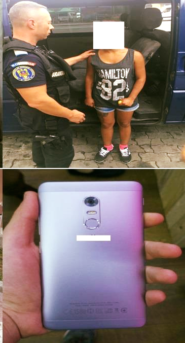 În Parcul central: O minoră, prinsă după ce a furat un telefon mobil