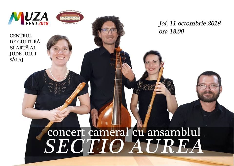 ''Muza Fest'' continuă: Concert de cameră la Centrul de Cultură cu ansamblul ''Sectio Aurea''