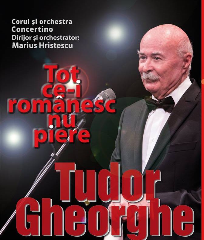 Tudor Gheorghe concertează la Zalău: ''Tot ce-i românesc nu piere''