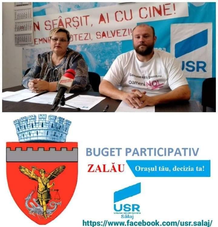 ''Bugetare participativă'' - un nou proiect USR Sălaj. Zălăuanii pot să propună proiecte şi să decidă cum vor să trăiască în oraşul lor