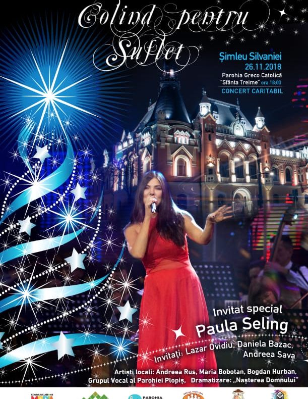 La Şimleu Silvaniei, concert caritabil cu Paula Seling
