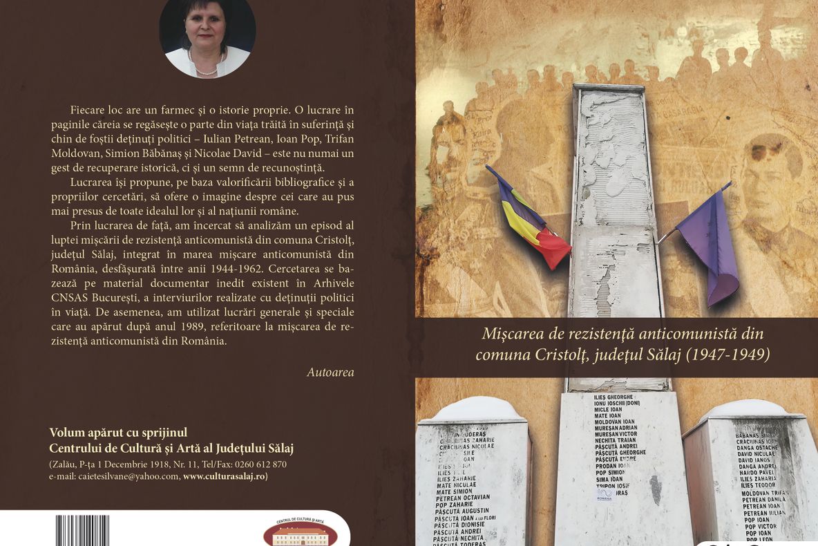 Lansare de carte la Cristolţ: ''Mişcarea de rezistenţă anticomunistă din comuna Cristolţ, judeţul Sălaj (1947-1949)'' – Livia Cheşeli