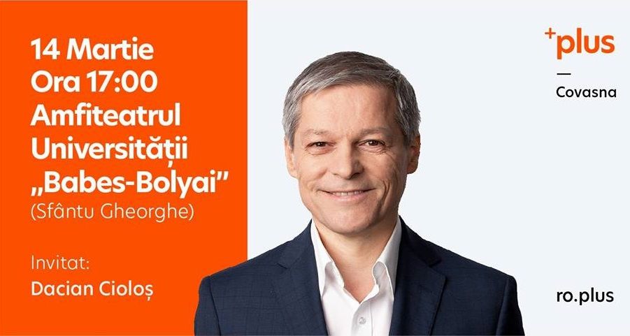 Alianţa 2020 USR PLUS Sălaj își prezintă candidații la alegerile europarlamentare. Sălăjeanul Dacian Cioloș, cap de listă