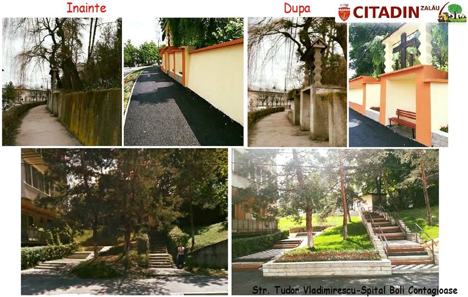 Municipalitatea informează despre o lucrare care a contribuit  ''la modernizare și un aspect mai frumos al orașului''. Investiţia, cu bani de la buget