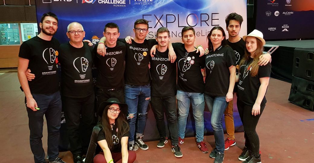 Campionatul Naţional de Robotică: echipa de elevi de la API – locul 16