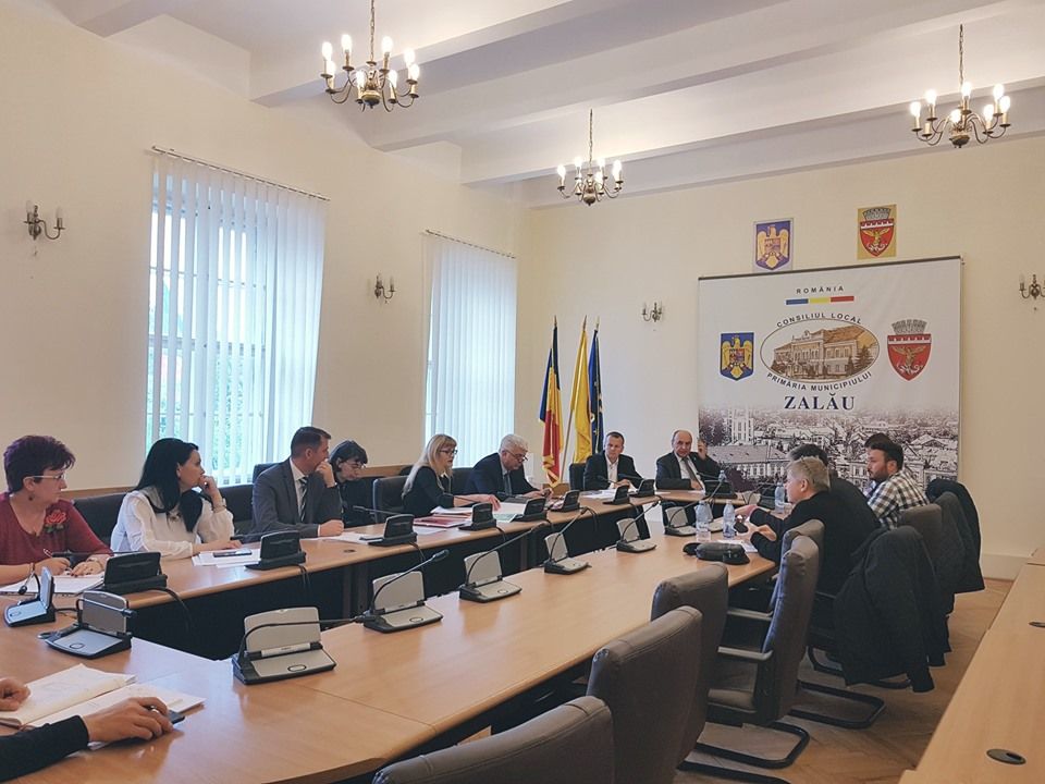 La Primăria Zalău: întâlnire de lucru pe tema proiectelor cu fonduri europene