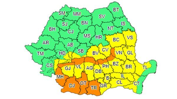 Meteorologii avertizează: nu scăpăm de ploi!
