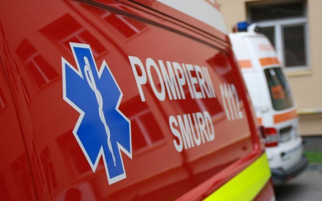 Accident la Nușfalău. O persoană a fost preluată de un echipaj SMURD