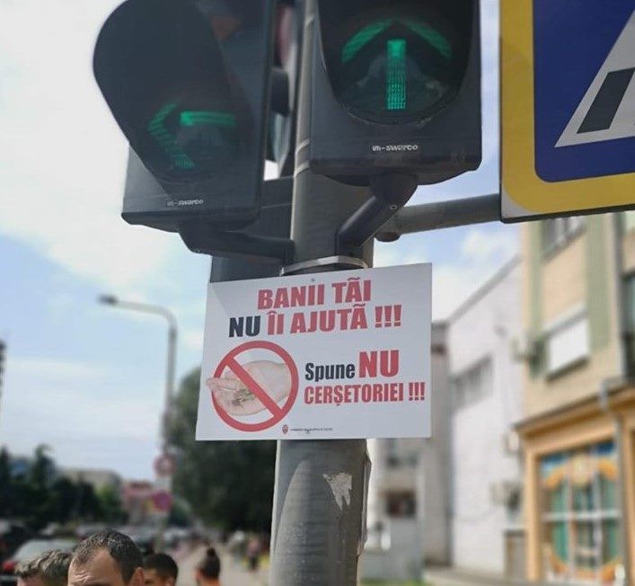 La Zalău, campanie pentru combaterea cerşetoriei