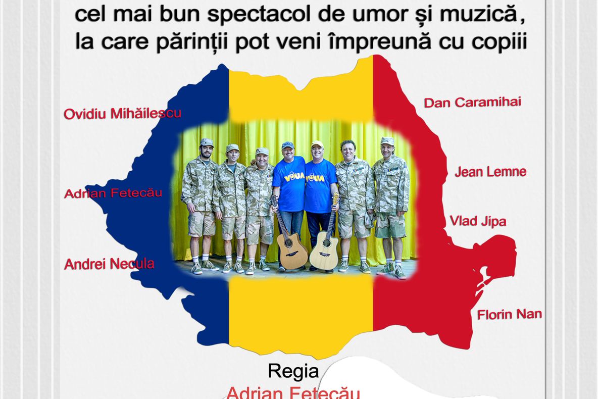 Astăzi la Zalău, spectacol de umor și muzică cu Grupul ''Vouă''. Intrarea este liberă