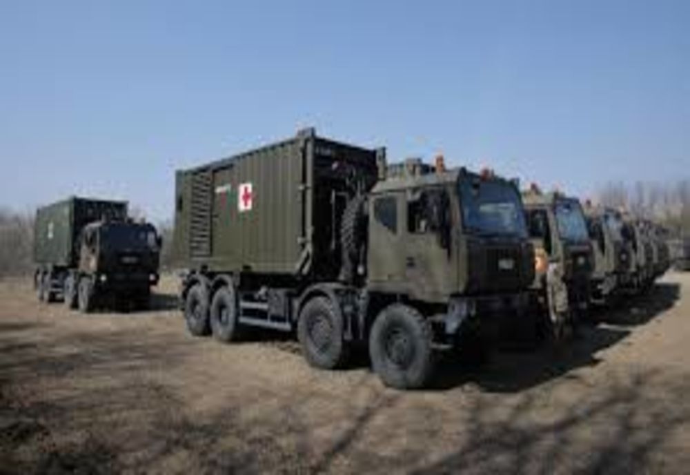 VIDEO Fără precedent! Armata română face un spital în 5 zile. Primele imagini