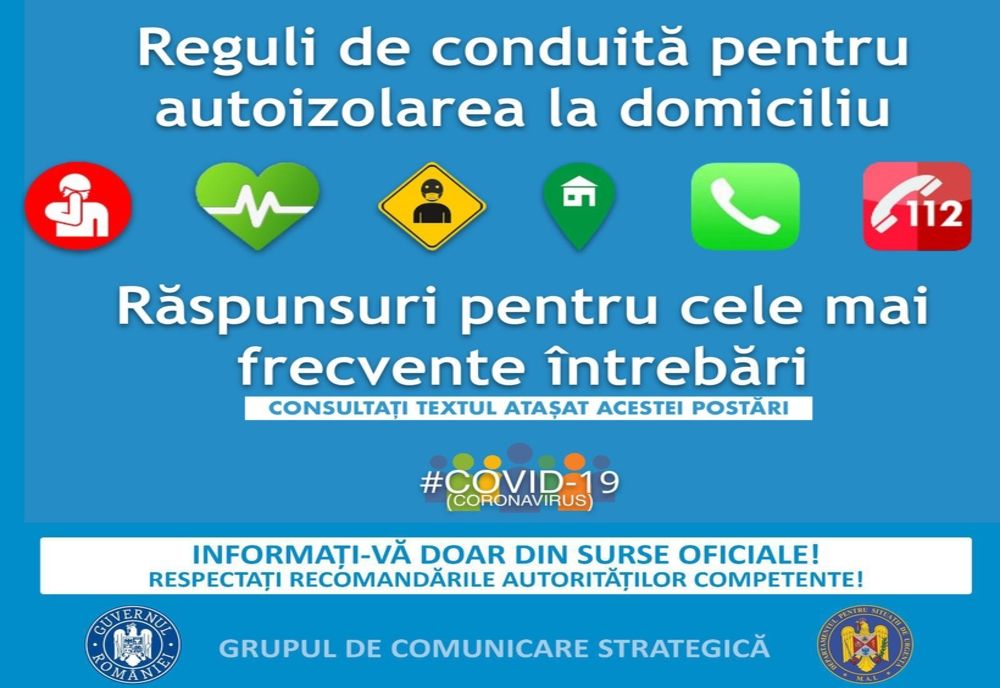 Diferența dintre izolare și carantină pentru coronavirus. Reguli pentru persoanele care se întorc în România din țările afectate de COVID - 19