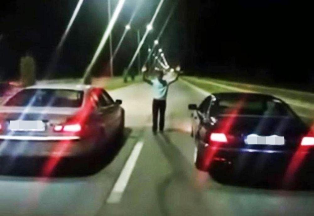 Cursă ilegală pe șoseaua de centură a Zalăului, întreruptă de polițiști