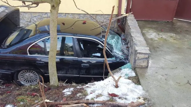 pod accident Sărmașag