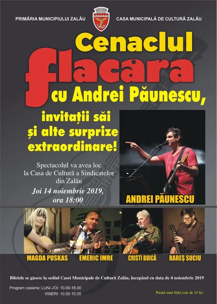 Spectacol de muzică folk – Cenaclul Flacăra cu Andrei Păunescu