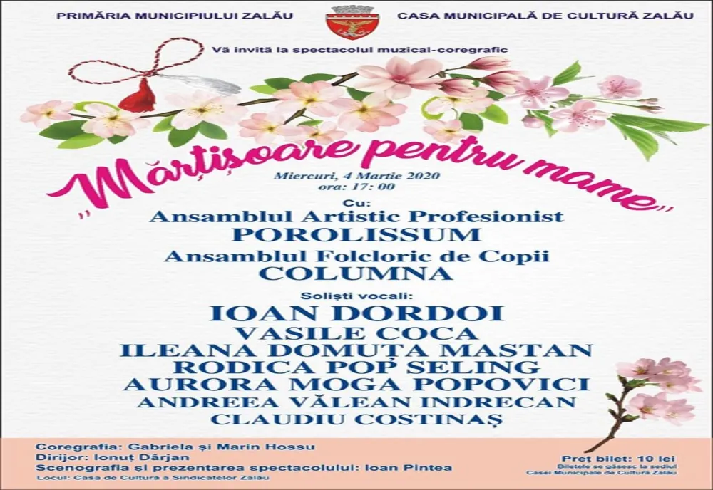 Spectacol la Casa de Cultură a Sindicatelor: ''Mărțișoare pentru mame''