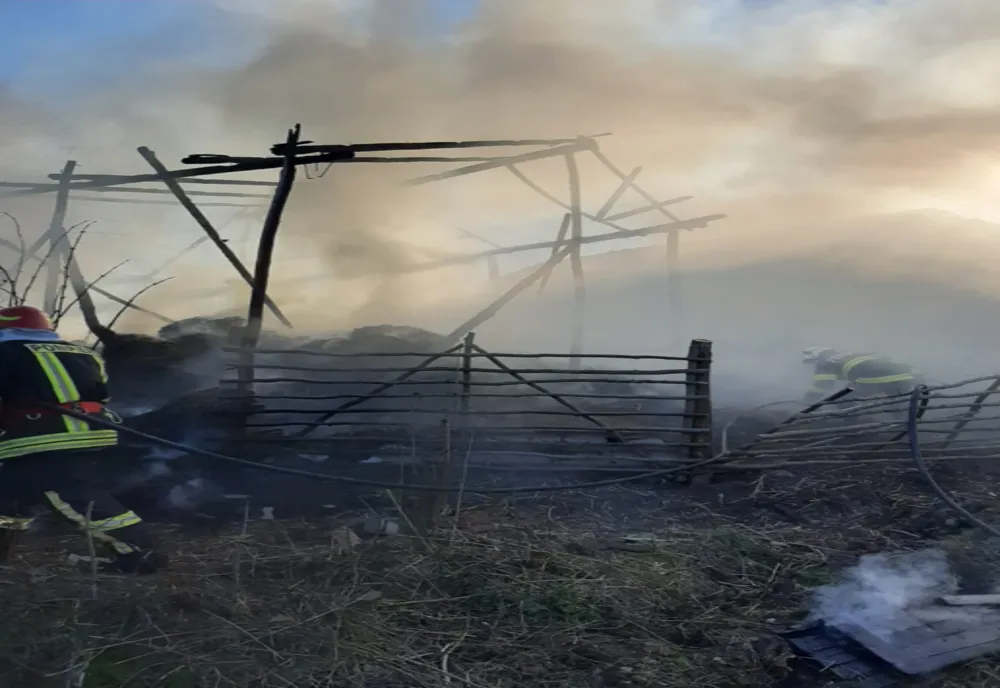 Incendiu într-o gospodărie din localitatea Treznea