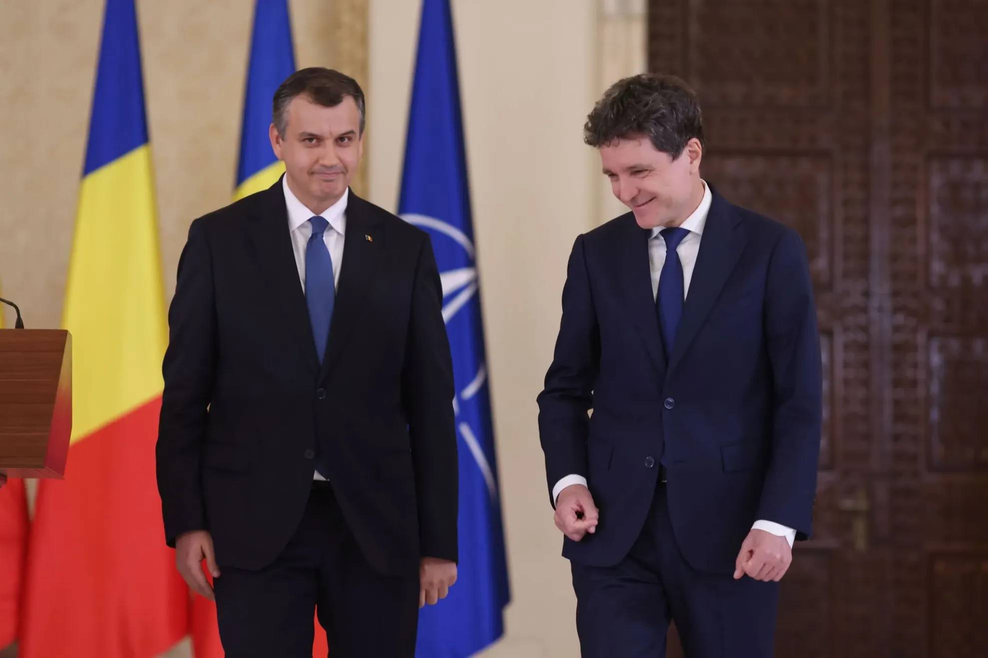 Nicușor Dan și Eugen Tomac