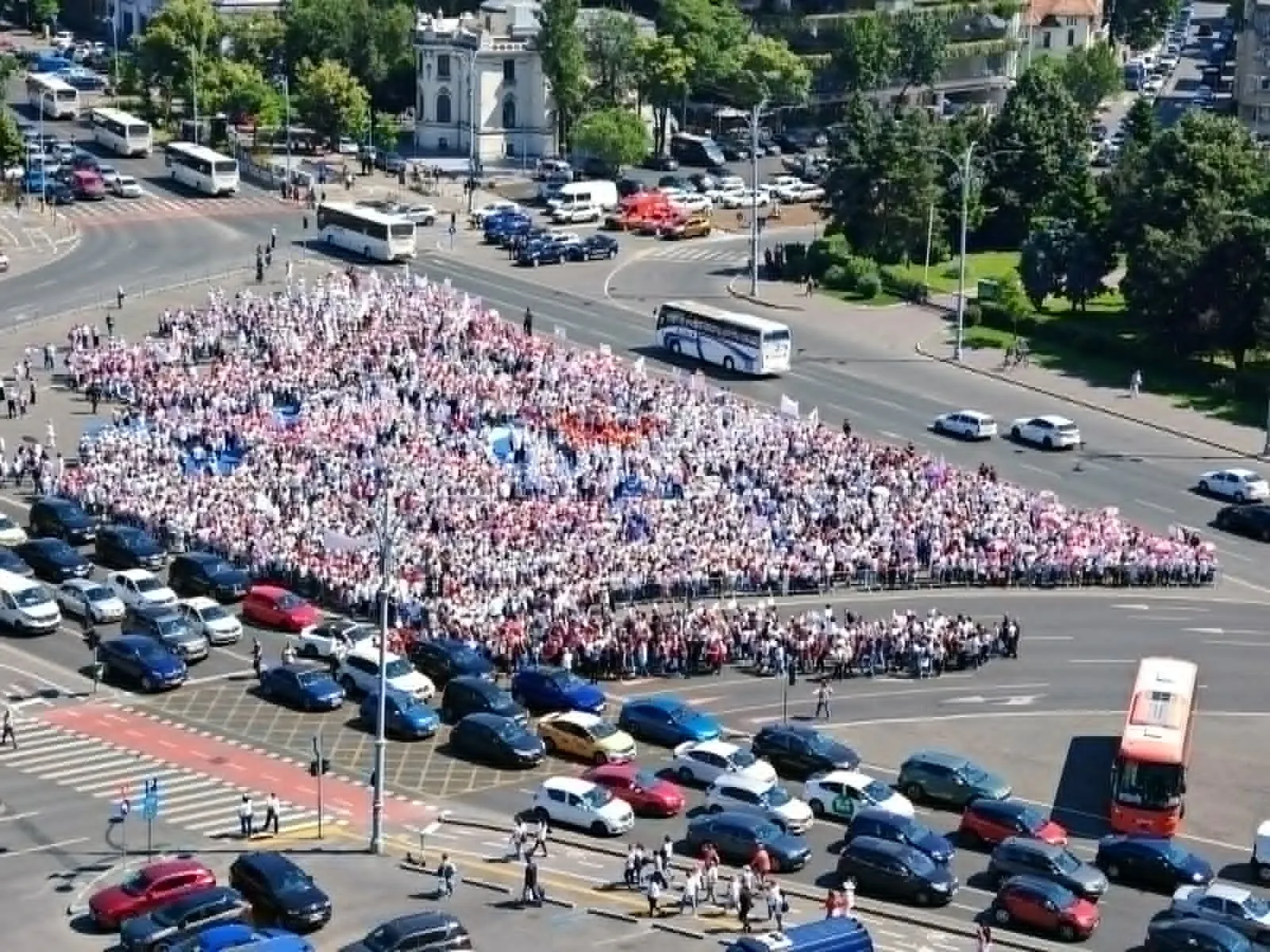 Protest al angajaților din Sănătate