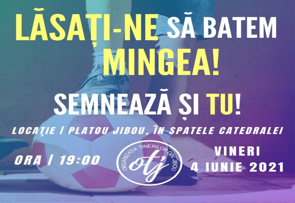 "LĂSAȚI-NE SĂ BATEM MINGEA!", petiție lansată de tinerii din Jibou pentru acces gratuit pe terenurile de sport din oraș