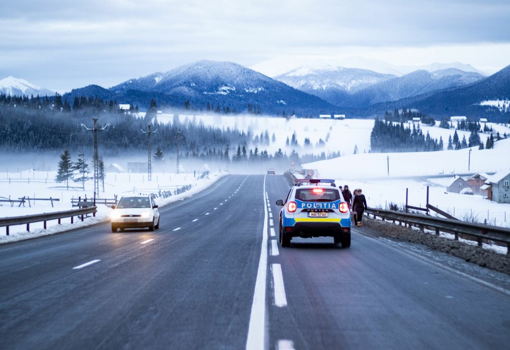 Atenție! Conduceți prudent în condiții de iarnă