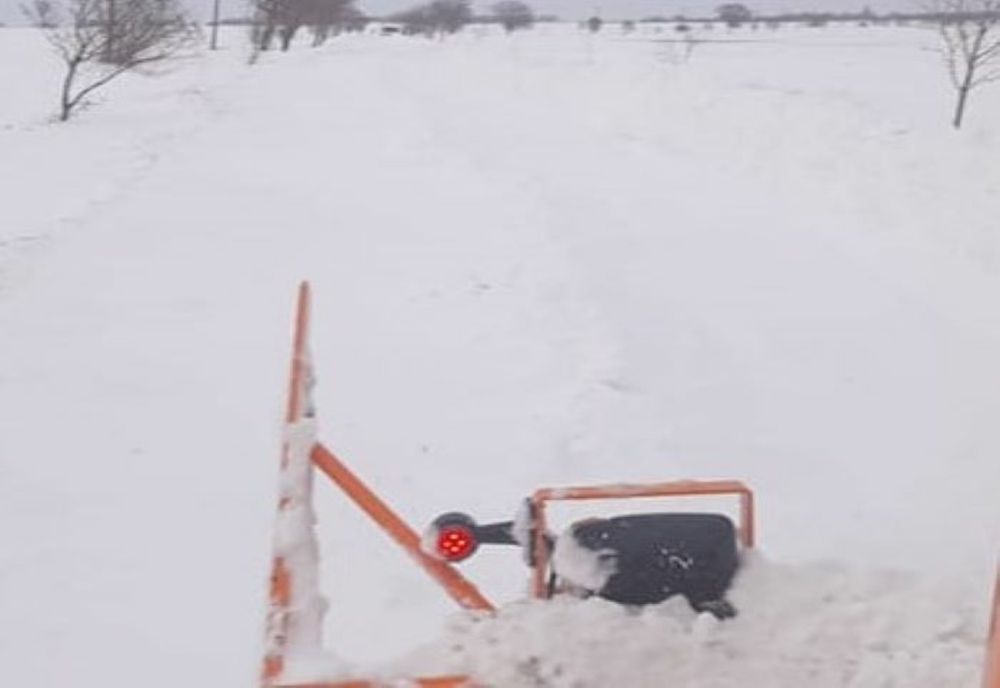 IGSU: 40 de localități din 18 județe sunt afectate de viscol și ninsori abundente