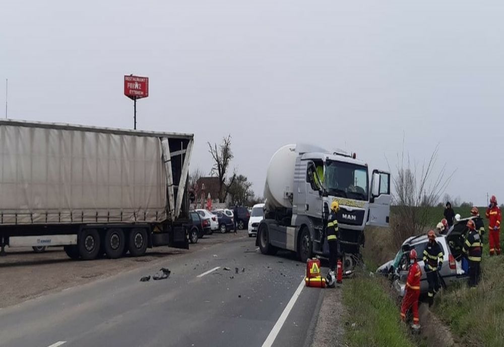 O șoferiță din Sălaj și-a pierdut viața într-un accident rutier cumplit, pe DN 19, în Bihor
