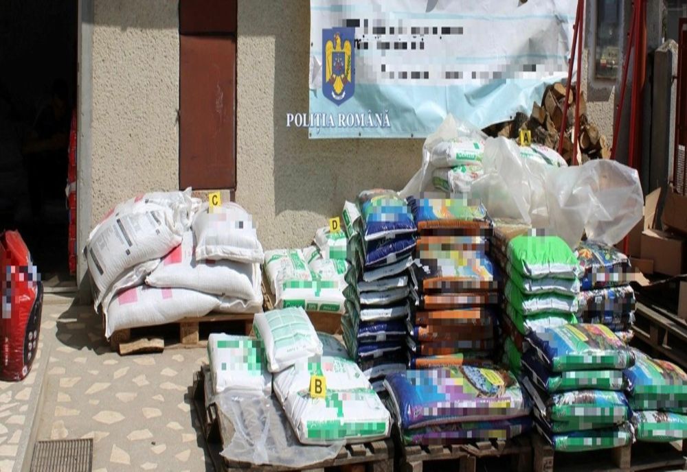 Aproape 2000 de kilograme de îngrășământ chimic cu azotat de amoniu, indisponibilizate de polițiștii sălăjeni (FOTO)