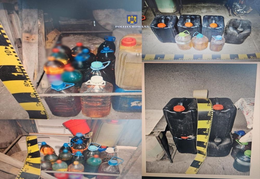 Percheziţii în Cluj şi Sălaj! 4 persoane sunt bănuite că au furat combustibil din vagoane (FOTO)