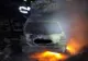 Autoturism mistuit de flăcări. Focul a fost pus intenţionat de o mână criminală