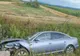 Accident rutier în zona barajului Vârşolţ! Două persoane au ajuns la spital (FOTO)