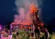 Incendiu puternic la biserica de lemn din Posta, județul Maramureș